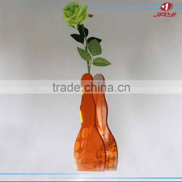China Factory Wholesale Acrylic Plastic Tall Cylinder Vases photo-2
