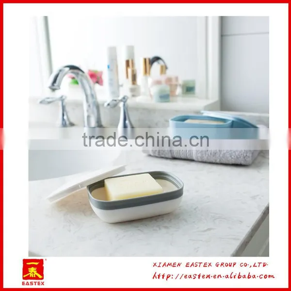 New Style Custom Easy Carry Travel Square Plastic Soap Box/Soap Stand photo-4