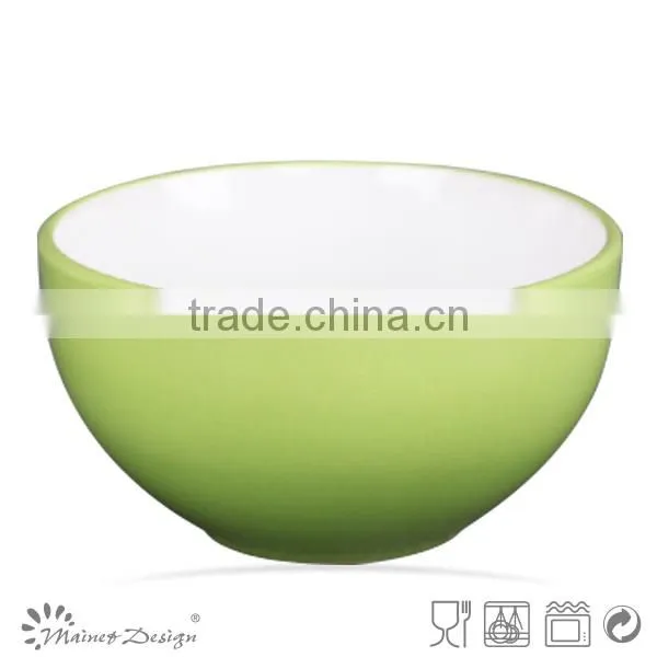 Stoneware Bowls With Purple White Color Dinnerware 5.5 Inch Stoneware Two-tone Color Bowls photo-3