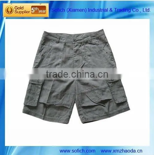 BU-935 Mens Pocket T/C Canvas Shorts