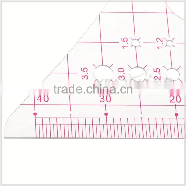 Kearing Flexible Plastic 1/4 Triangle Scale Rulers for Measure Built-in Calibration for Engineering Surveying#8514 photo-4