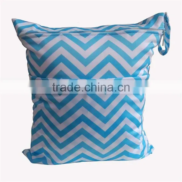 Portable Waterproof Zipper Wet Bag Diaper Bag photo-2