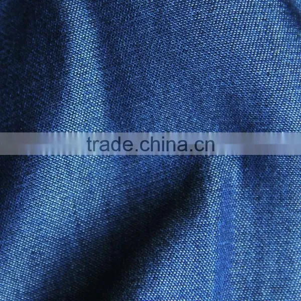 New Indigo Jeans Wear Fabric 4oz Slub Tencel Jeans Fabric photo-3