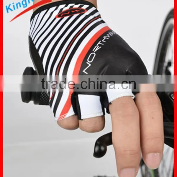 Professional Custom Made High Quality Fashion Half Finger Adults and Kids Cycling Gloves Bicycle photo-4