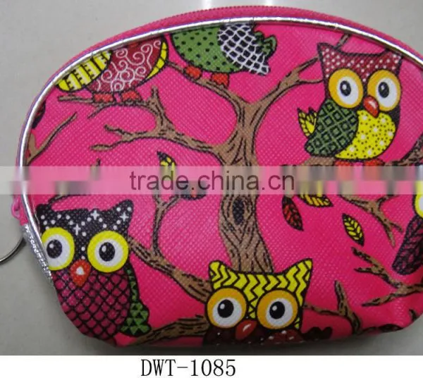 Fashion Hot Popular Pvc Leather Cheap Gift Owl Purse photo-3
