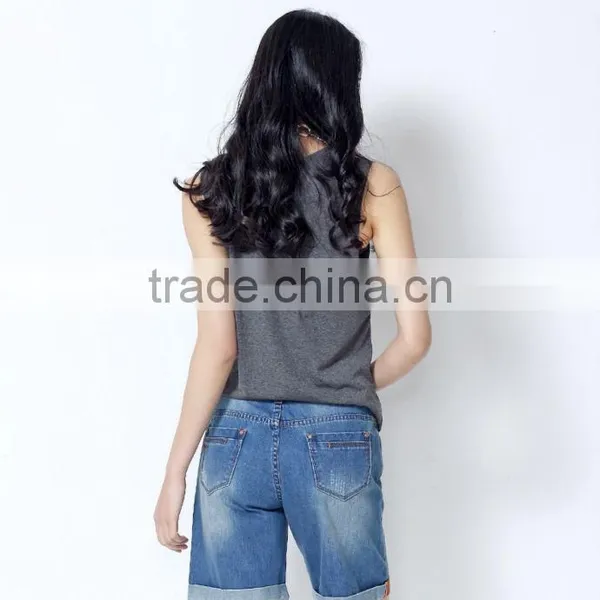 High Quality Jeans Shorts Latest Fishman Denim Shorts photo-2