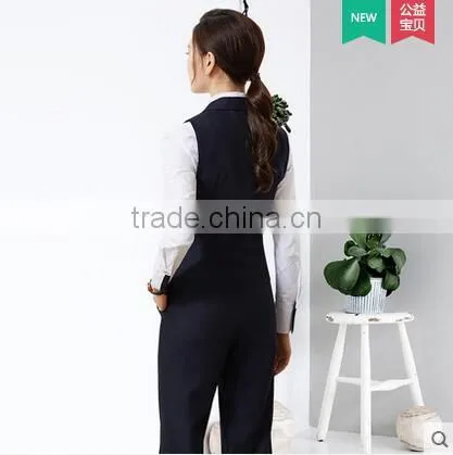 3 Pieces Fashion Design Made To Measure Elegant Ladies Pants Suit photo-3