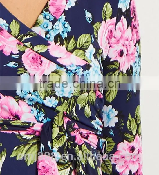Dongguan Plus Size Maternity Clothes Manufacturers Nursing Floral Maxi Dress photo-5