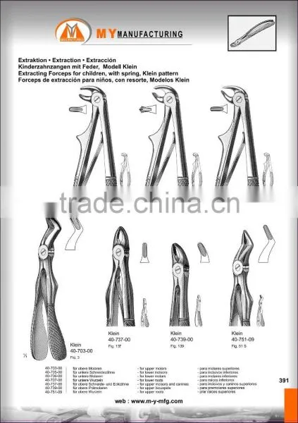 English Pattern Extracting Forceps photo-3