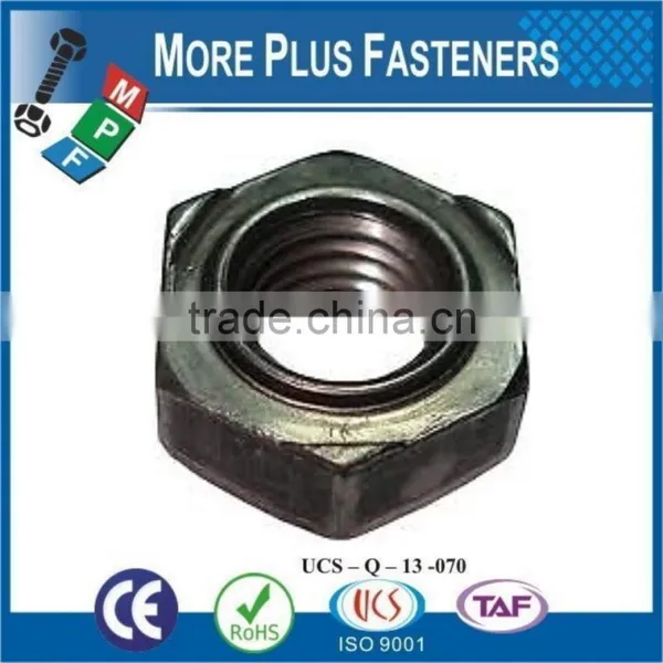 Made in Taiwan Galvanized Steel Plain Steel Stainless Steel Hexagon Weld Nut photo-6