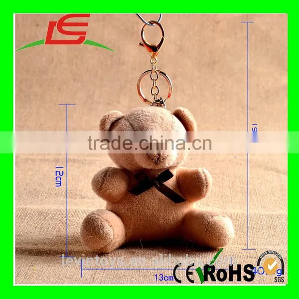 2016 Hot Selling Animal Style Cute Stuffed Plush Teddy Bear Keychain photo-2