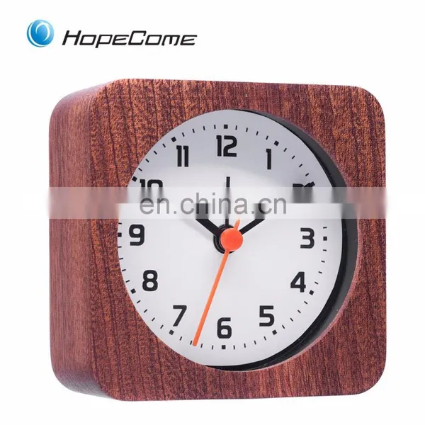 Supply Cheap Price Simple Wooden Digital Alarm Clock photo-3