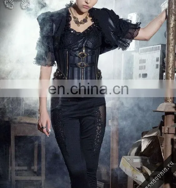Steampunk Cogwheel Gear Brass Necklace photo-5