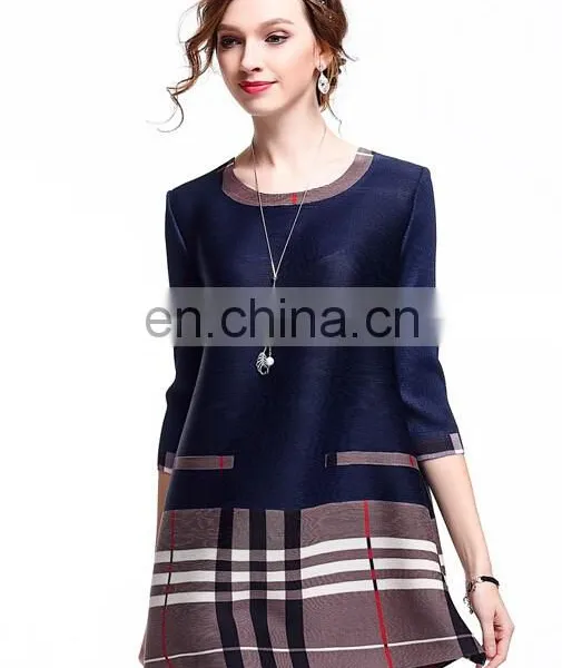 Clothing Wholesale Designer Plus Size Women Tops and Blouses 2017 Spring Summer photo-5