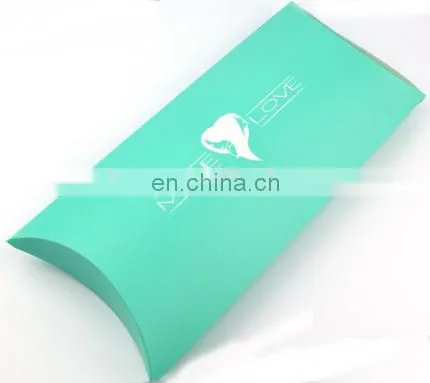 2016 Newest Colorful Printing With Custom Logo Printing High Quality Pillow Type Box