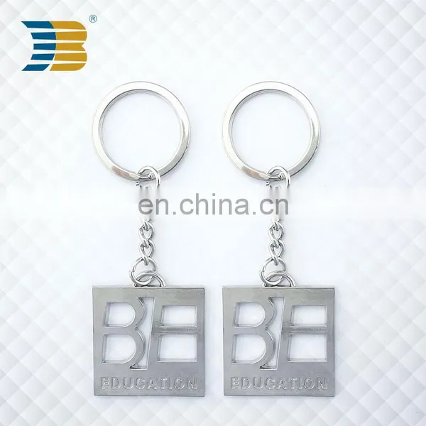 Zinc Alloy Hollow Custom Metal Keychain photo-6