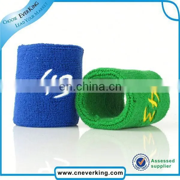 2015 New Arrival Custom Terry Cotton Wristband With Zipper Holder photo-3