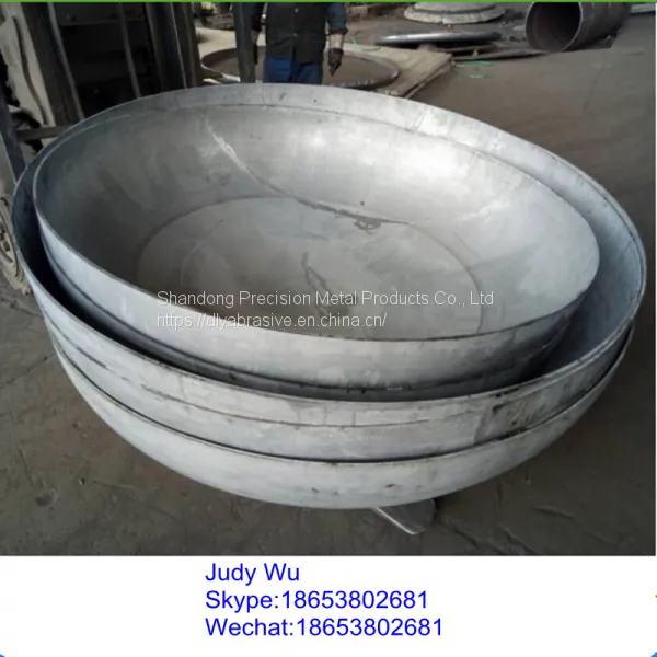 High Quality Carbon Steel Pipe Cap Fitting Dish End photo-2