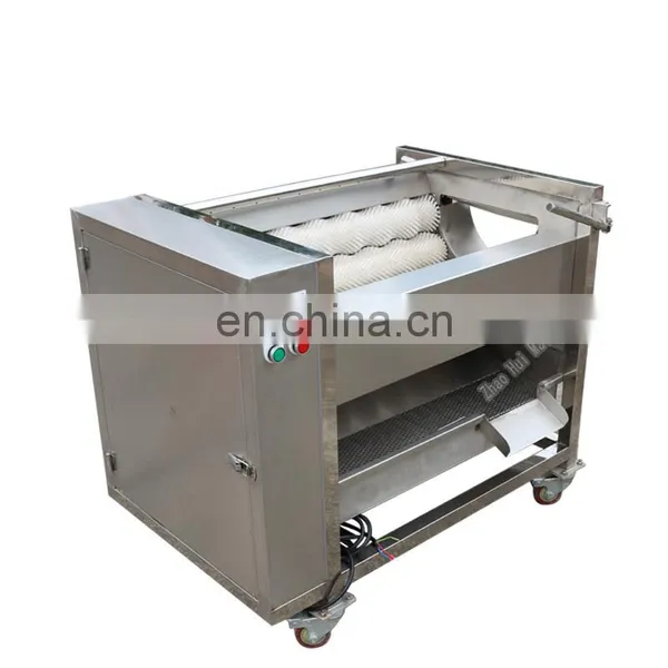 Best Sale Small Root Vegetable Peeler and Washer Baby Carrot Sweet Potato Ginger Cleaning Machine photo-3