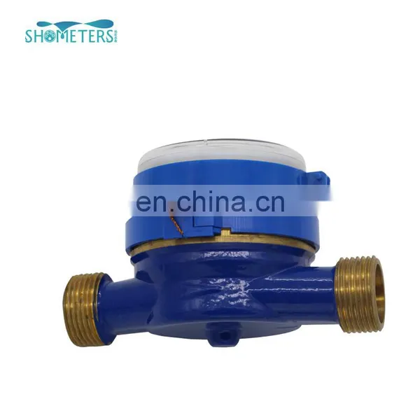8 Wheels 1/2inch 15mm Brass Single Jet Water Meter LXDG-15 photo-3