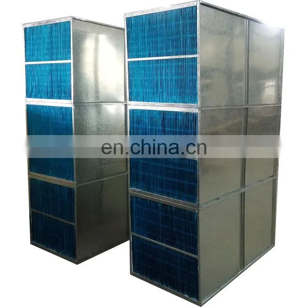 Air Handling Unit Double Folded Edge 0.13mm Thick Aluminum Foils Cross Flow Ventilator Core photo-6