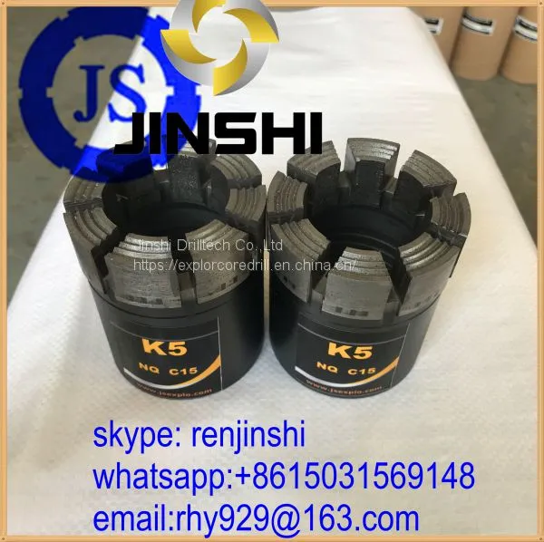High Quality Top Sale Diamond Core Drill Bits for Hard Rock Mining nq hq nx Diamond Core Bit photo-2