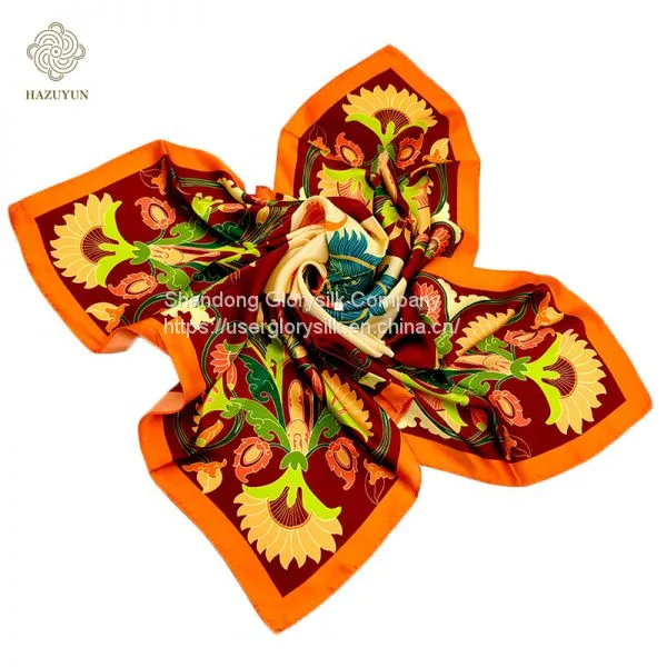 Wholesale Hot Sale Fashion Classic Artis Design Digital Printing Wensli Silk Feel Scarves photo-4