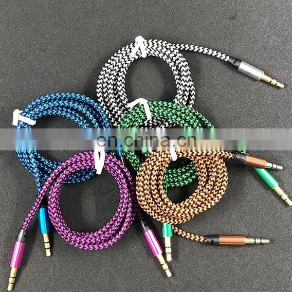 AUX Audio Cable 3.5mm Male to Male Recording Cable 1m Audio Cable Jack photo-7