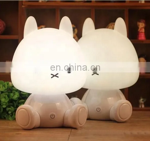 Animal Led Table Lamp White Night Light Reading Lamp for Kids photo-2