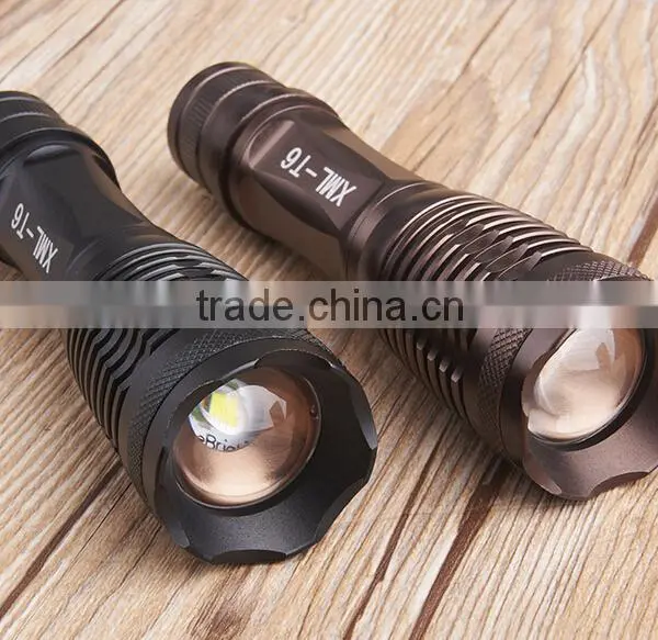Aluminum Alloy t6 Zoom Strong Light Flashlight photo-2