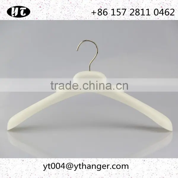 Best Selling White Plastic Clothes Hanger and Pants Hanger for Lady photo-2