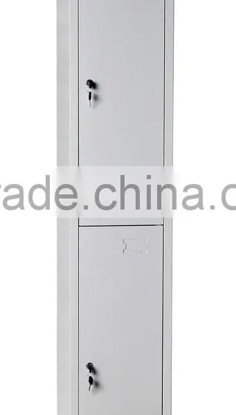 2 Door Knock Down Vertical Steel Wardrobe Gym Locker photo-2