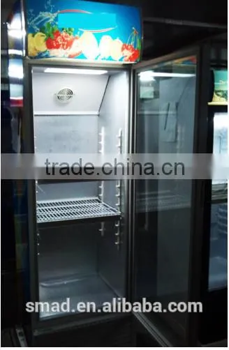 318L 368L Glass Refrigerator,Upright Showcase,Beer Refrigerator photo-2