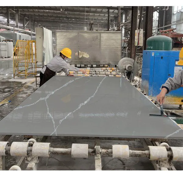 Code：3046，Calacatta Artificial Stone Quartz Slab Kitchen Countertops photo-2