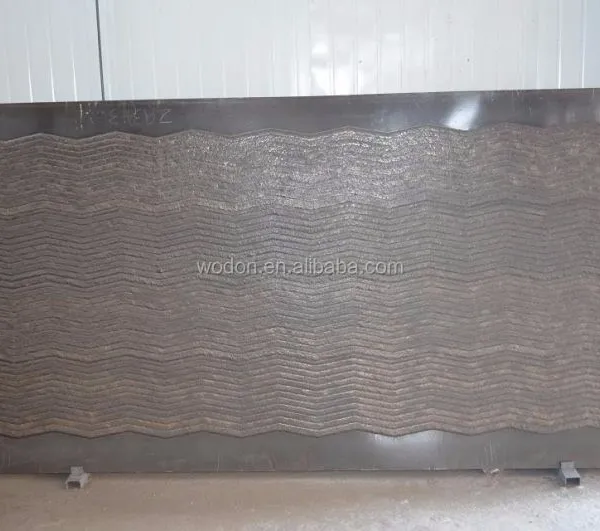 Bimetallic Composite Steel Wear Resistant Plate Fold Line Zig Zag Line Plate photo-3