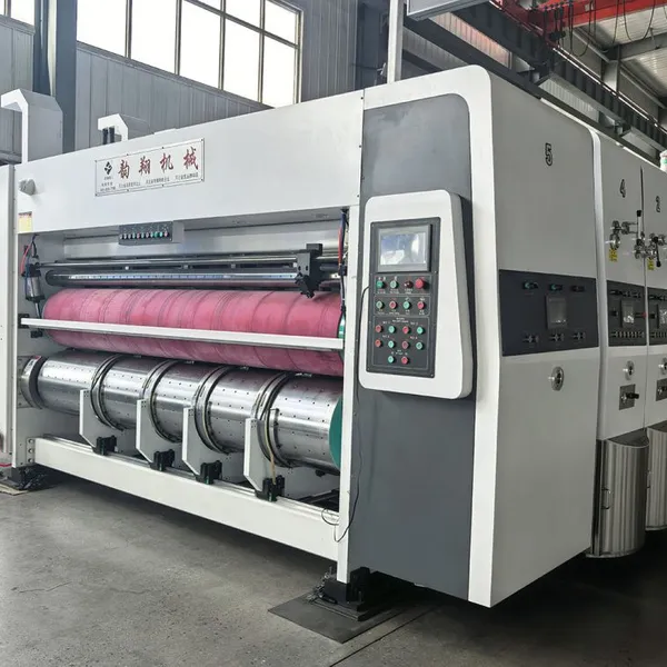 E Flute Cardboard 3 Ply Paperboard Printer Die Cutter Creaser Machine
