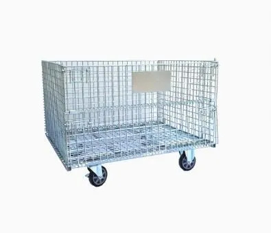 Pallet Cage Wire Mesh Storage Container / Steel Pallet photo-1