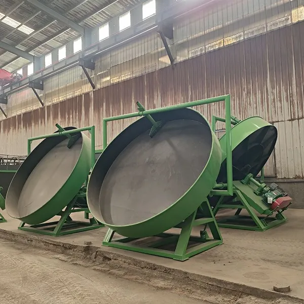PanQi Organic Fertilizer Disc Granulator With Motor 1.5KW 380V Compost Equipment photo-5