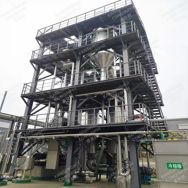 Vacuum Falling Film Forced Circulation Liquid MVR Evaporator High Efficiency photo-3