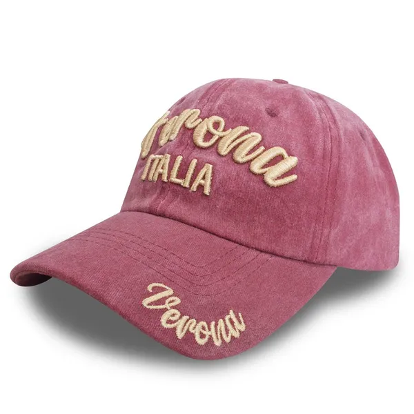 Caps Factory Custom 6 Panel Stone Washed Dad Cap Cotton Vintage Baseball Hat Custom Embroidery Logo Texas Sports Caps