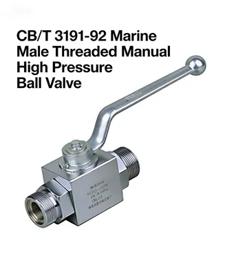 CB/T 3191-92 Válvula de bola manual de alta pressão com rosca masculina para navios