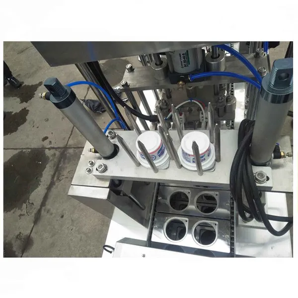 Automatische Lineare pp Sternherz-Karton-Geleebecher-Füllmaschine photo-3