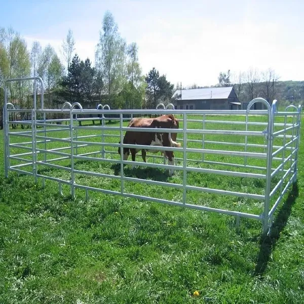 Laser-Cut Fully Welded Oval Rail Livestock Panels for Cattle, Sheep & Horse Corrals photo-3
