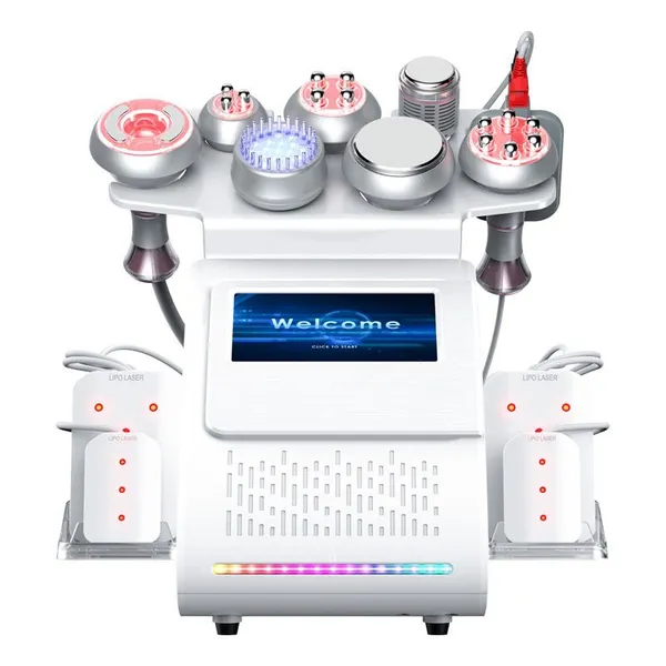 80K Cavitation 9 in 1 Body Contouring Machine With Bio EMS LED S Shape Vacuum Therapy 5 Modes photo-3