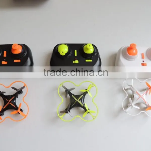 2015 NEW!Manufactury W66183R 2.4G 4CH Mini RC Quadcopter With Protective Ring 3D High Light Nano Dron photo-2