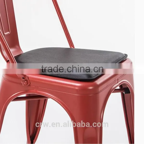 MCH-1501-11 Modern Design Stackable Metal Leather Dining Chair/Upholstered Cafe Chair photo-4