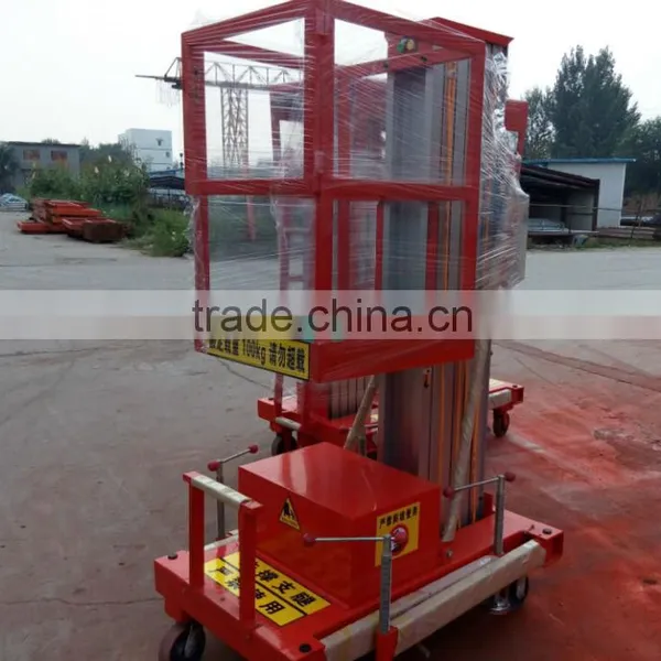 Hydraulic Single Mast Aluminum Alloy Small Home Lift photo-5