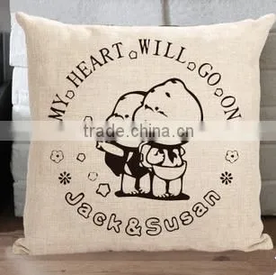 A Wedding Gift Wedding Cotton and Linen Pillow Pillows on the Sofa Cushion for Leaning on Wholesale photo-3