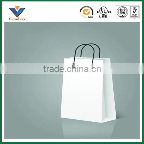 White Custom Paper Bag Custom Kraft Paper Bag Paper Shopping Bag photo-2