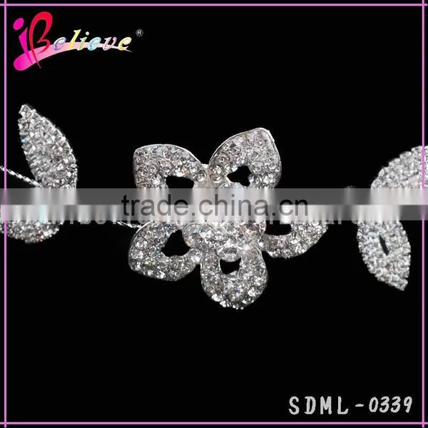 Silver Flower Metal Hairband Wholesale in Factory , Women Hairband Jewelry photo-2